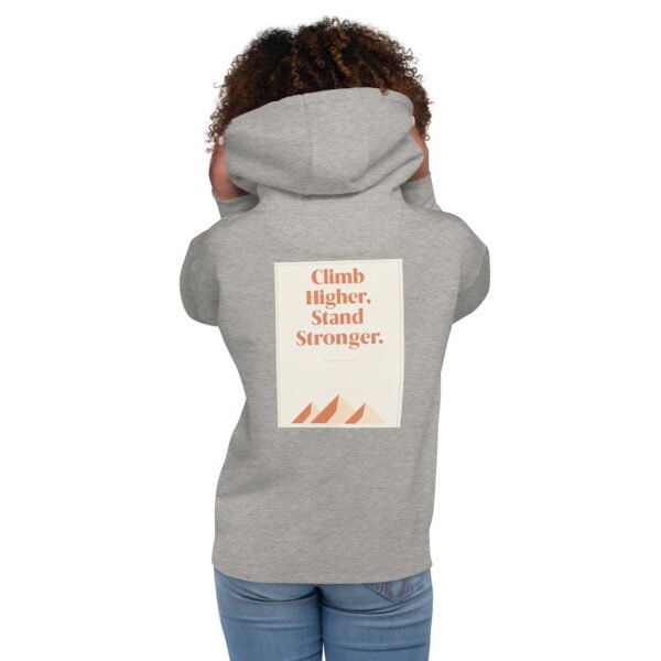 Stronger than Yesterday, Balanced for Tomorrow Unisex Hoodie - Image 4