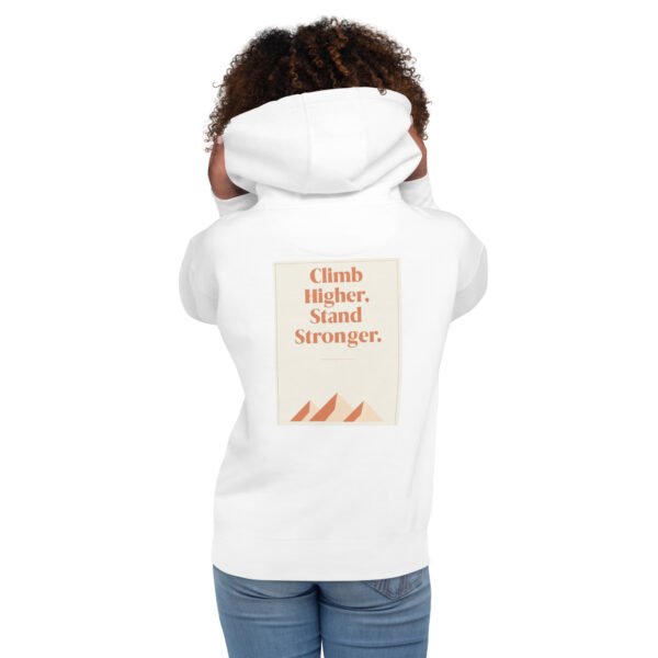 Stronger than Yesterday, Balanced for Tomorrow Unisex Hoodie - Image 8